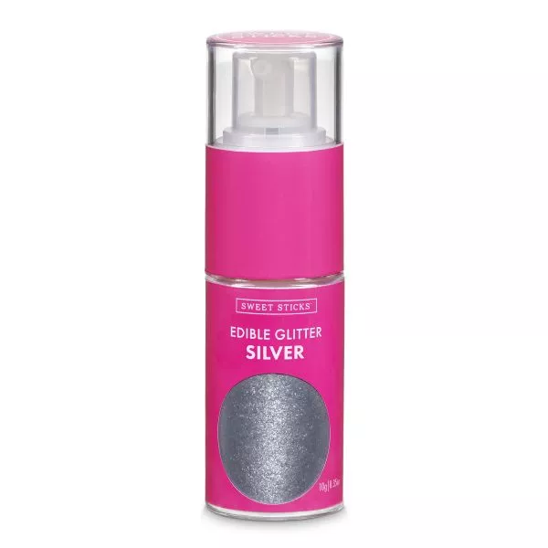 Silver Glitter Pump